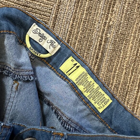 Indigo Rein, Ladies Stretchy Skinny Jeans, sz 11 - Picture 3 of 3
